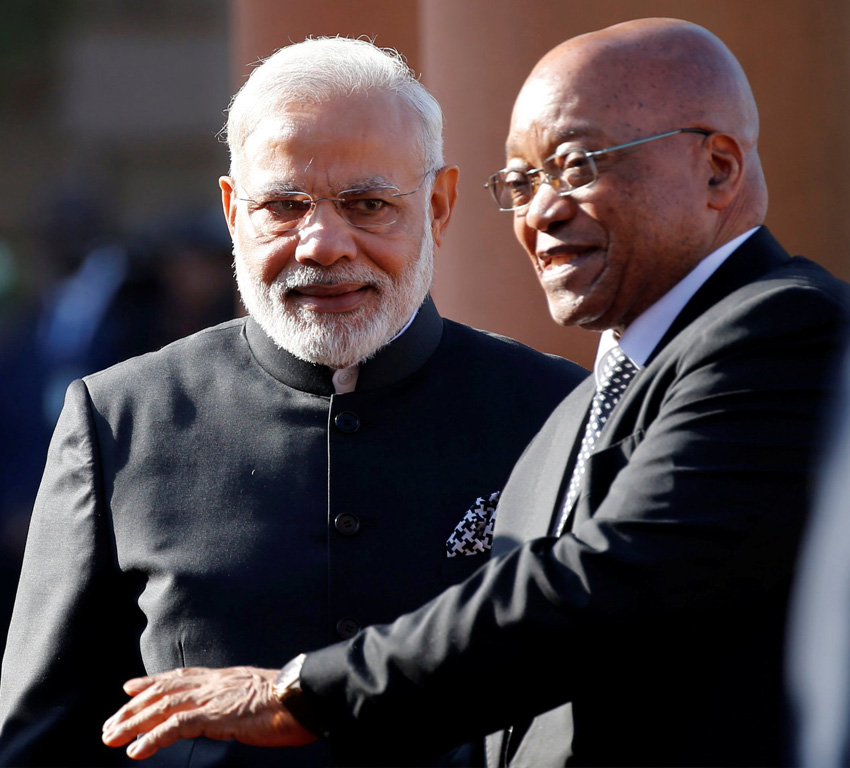 PM Narendra Modi and President Zuma