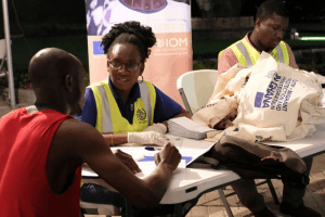 IOM Assists over 1,400 Migrants to Ghana