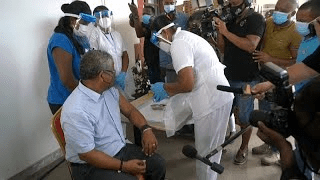 covid vaccination starts in Seychelles