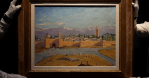 Angelina Jolie sells Churchill’s Morrocco painting for a record $9.7 MiL