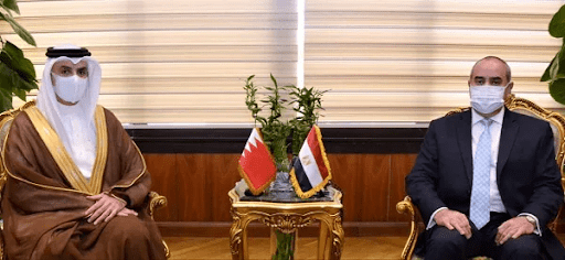 Arab Republic of Egypt Minister of Civil Aviation meets with Ambassador of the Kingdom of Bahrain in Cairo