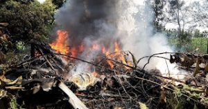 Five people were killed on Tuesday when a cargo plane carrying fuel for the UN's World Food Programme crashed near South Sudan's capital Juba, airport officials said.